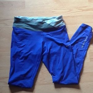 Nike blue running leggins